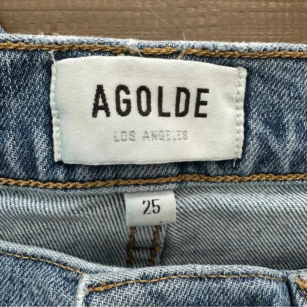 Agolde KYE High Rise Straight Leg  Jeans - Picture 7 of 10